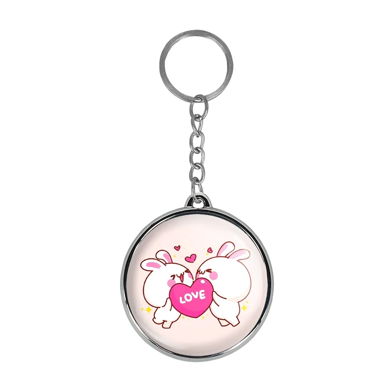 جاکلیدی خندالو طرح خرگوش بامزه مدل دوطرفه کد 2920229203