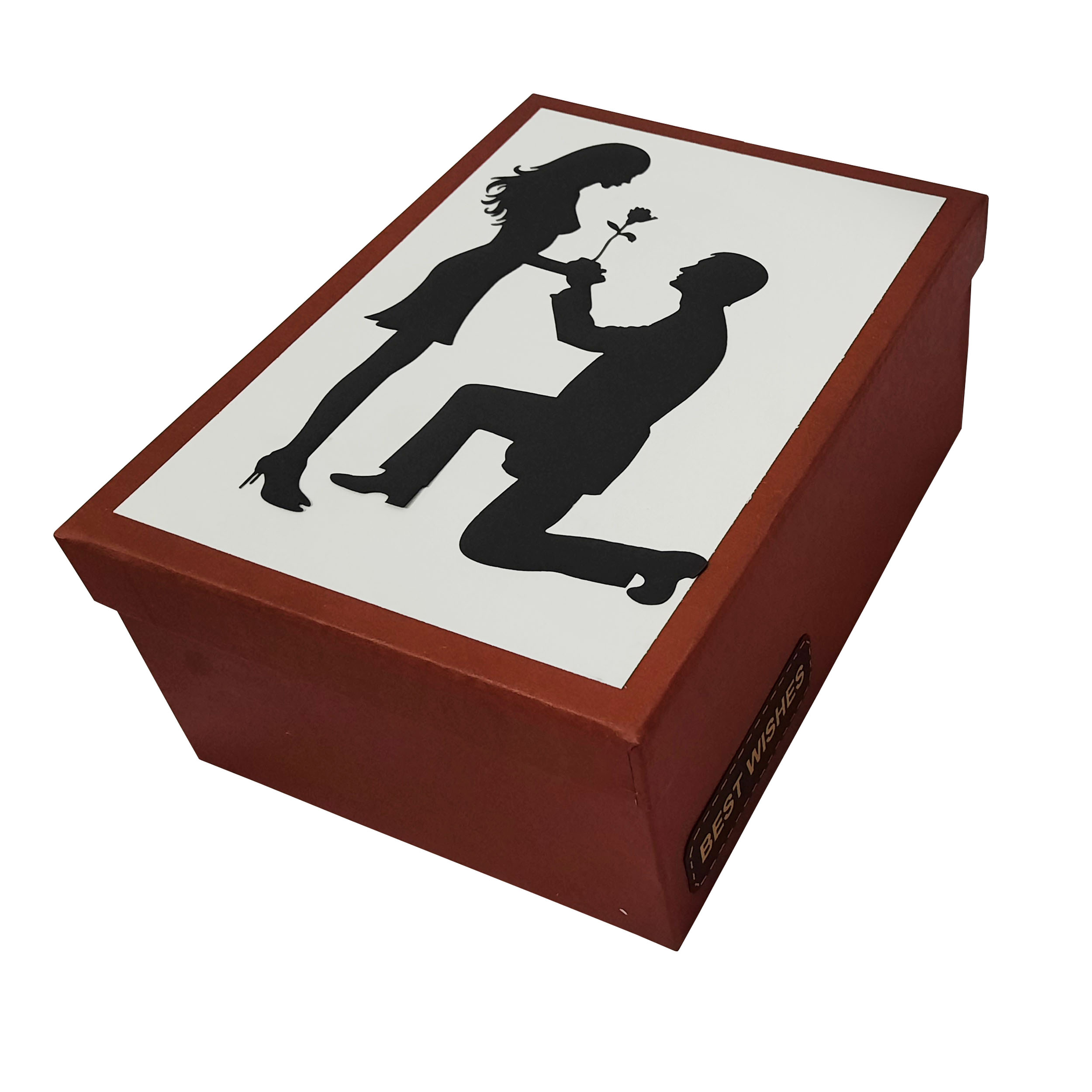 جعبه هدیه طرح عاشقانه مدل MZ300 کد 300