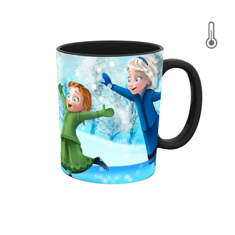 ماگ حرارتی طرح انیمیشن یخ زده Frozen