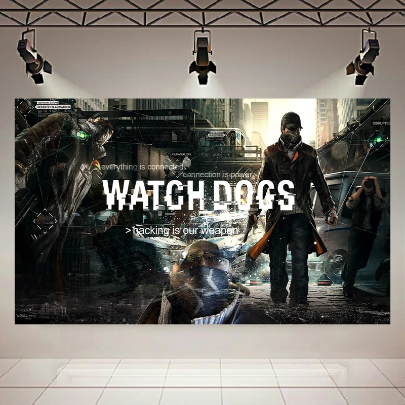 تابلو بوم طرح گیم مدل Watch Dogs 2 کد AR2043