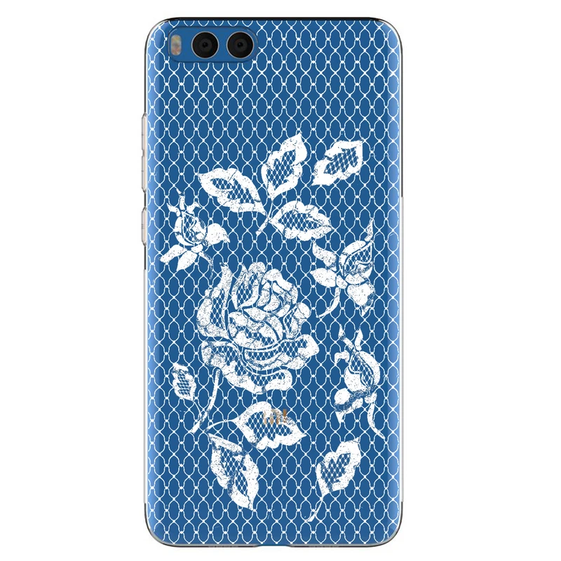 کاور مگافون طرح گل مدل C43-W مناسب برای گوشی موبایل شیائومی Mi Note 3