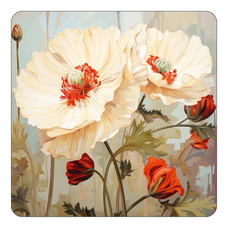 مگنت کاکتی طرح نقاشی رنگ روغن مدل mp70263