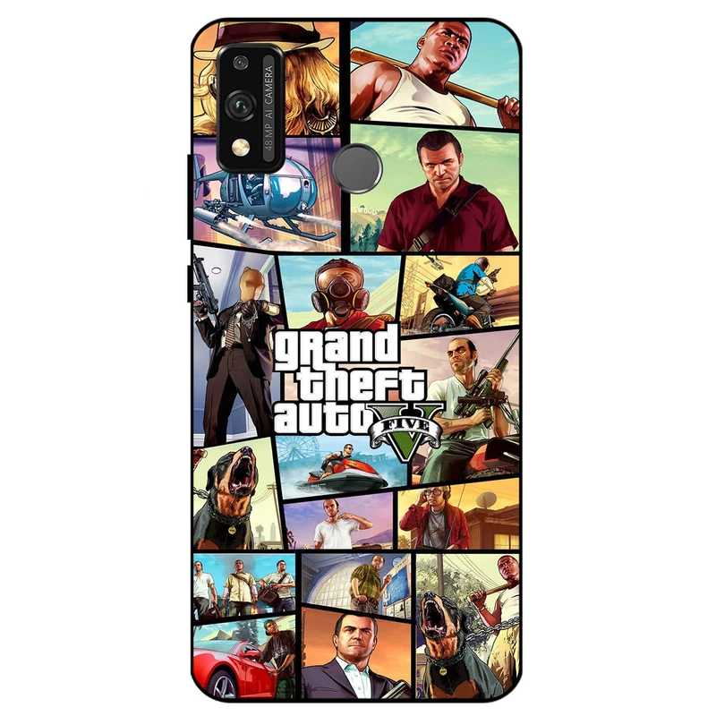 کاور مگافون طرح جی تی ای مدل 8240 مناسب برای گوشی موبایل آنر 9X Lite