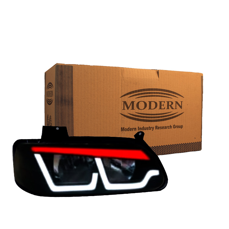 چراغ جلو خودرو گروه پژوهش صنعت مدرن مدل Bmw-WR مناسب برای پراید بسته دو عددی