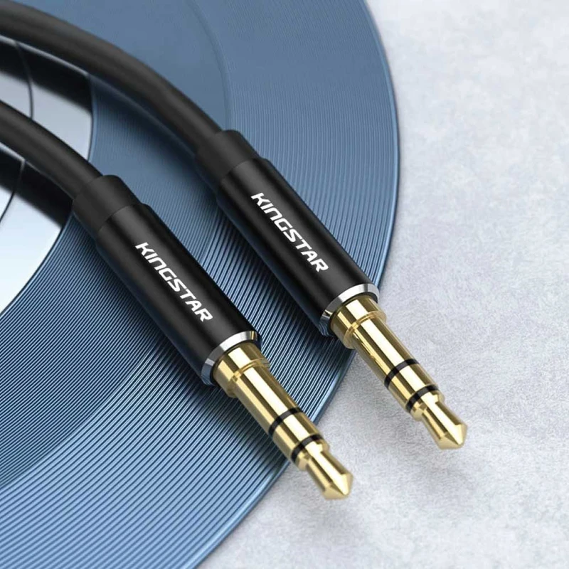 عکس شماره 8 : کابل aux کینگ استار مدل ka618 طول 1.1 متر