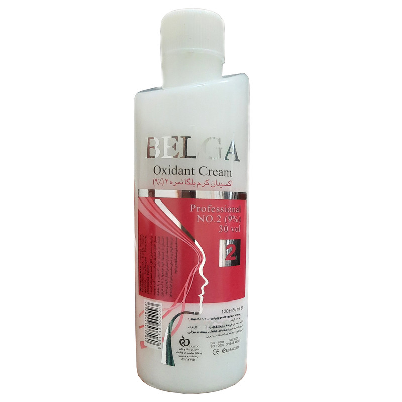 کرم اکسیدان بلگا کد 2 نه درصدی حجم 120 میلی لیتر