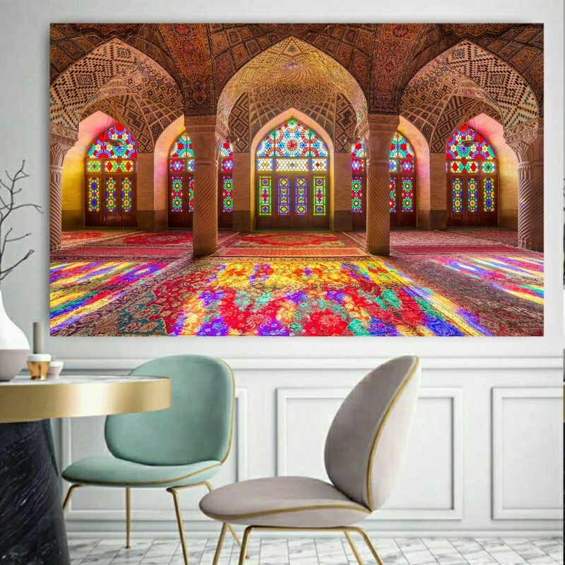  پوستر دیواری طرح معماری ایرانی مدلFP282