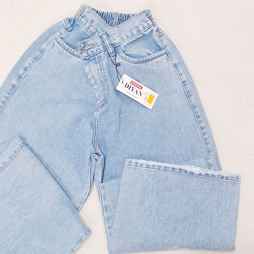 شلوار جین بگ زنانه دیان مدل بگ - - 14