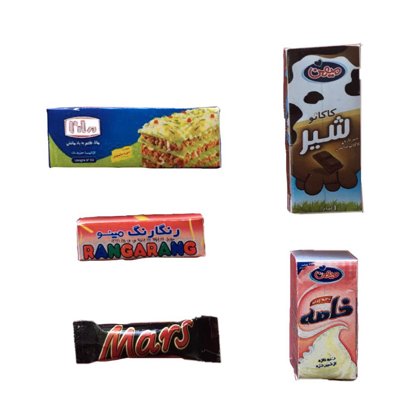 مگنت مدل مینیاتوری مجموعه 5 عددی