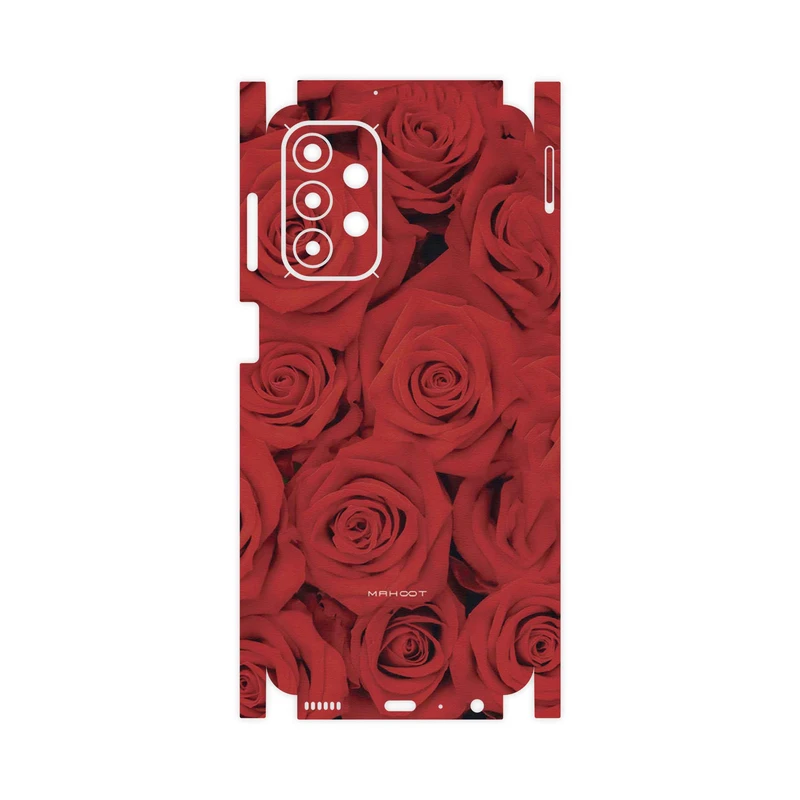 برچسب پوششی ماهوت مدل Red-Flower-FullSkin مناسب برای گوشی موبایل سامسونگ Galaxy A23