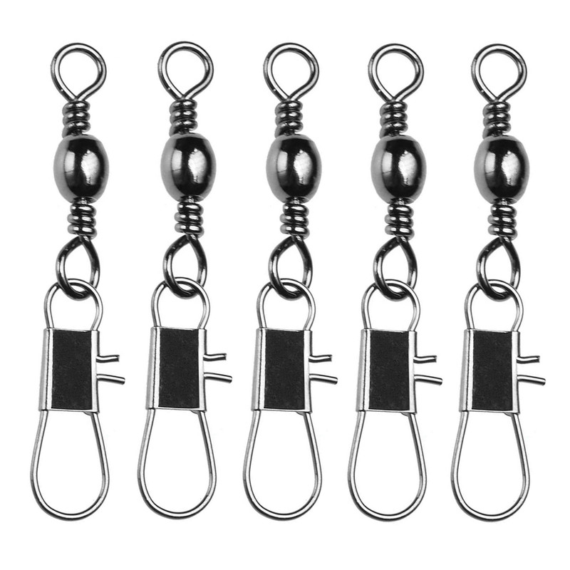 هرزگرد ماهیگیری بیگ فیش مدل استیل قفل دار سایز 6 بسته 5 عددی