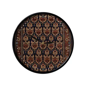 ساعت دیواری مدوپد طرح فرش قم خشتی مدل C-Ghom030