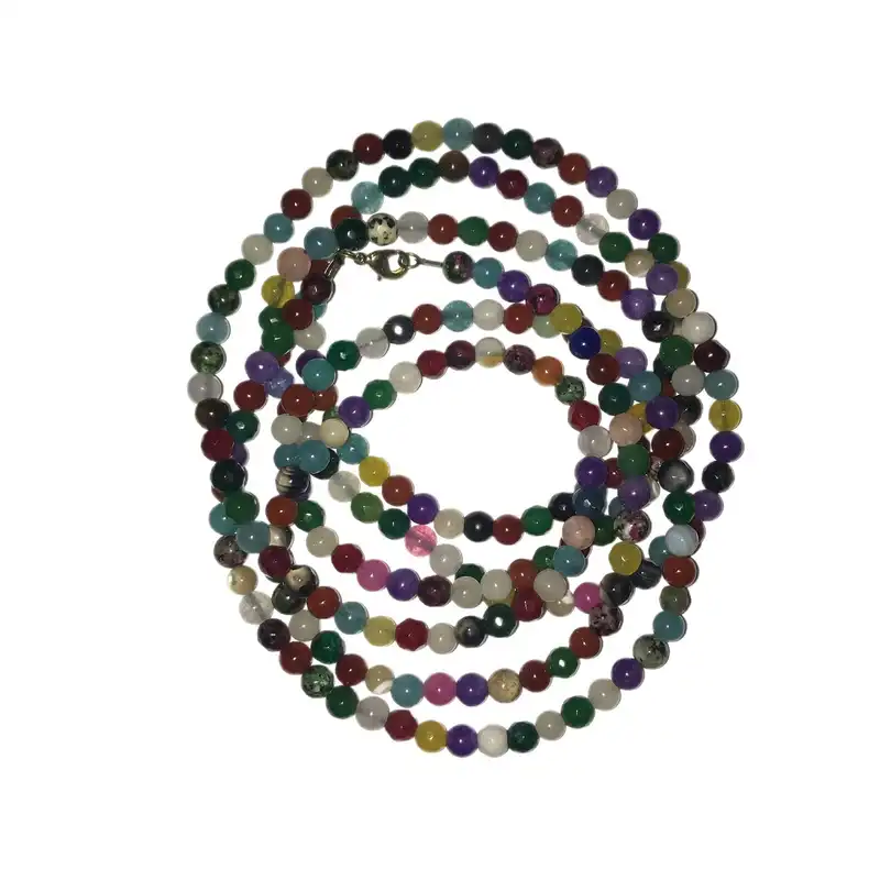 گردنبند مدل سنگ هفت چاکرا کد SN-347