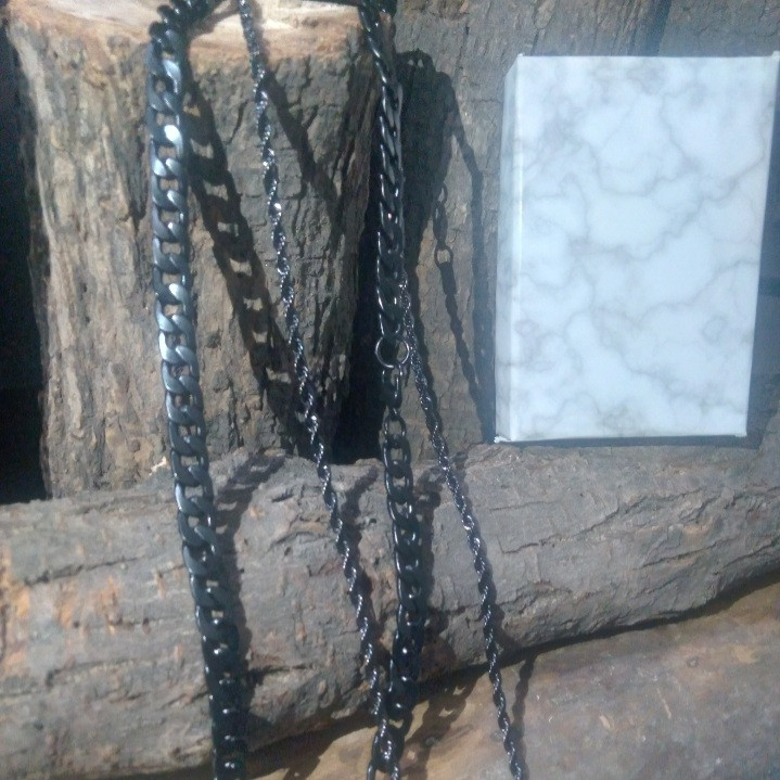 زنجیر مردانه مدل Rkkkk مجموعه دو عددی