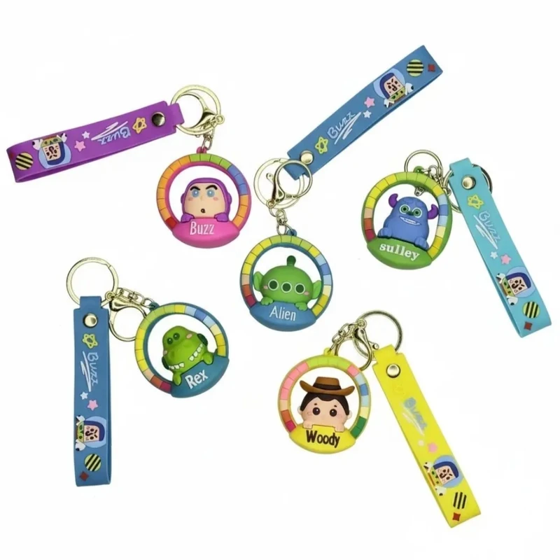 جاکلیدی سیلیکونی مدل شخصیت کارتونی  Toy Story بسته 5 عددی