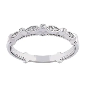 انگشتر طلا 18 عیار زنانه جواهری سروری مدل 10283