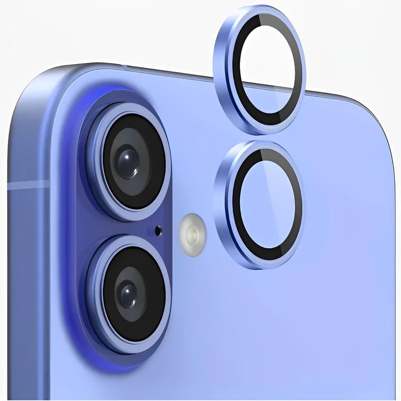محافظ لنز دوربین گوف مدل Ring Metal مناسب برای گوشی موبایل اپل iPhone 16 / 16 Plus