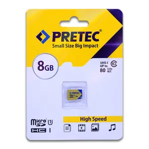 کارت حافظه microSDXC پرتک مدل small کلاس 10 استاندارد UHS-I U1 سرعت 80MBps ظرفیت 8 گیگابایت