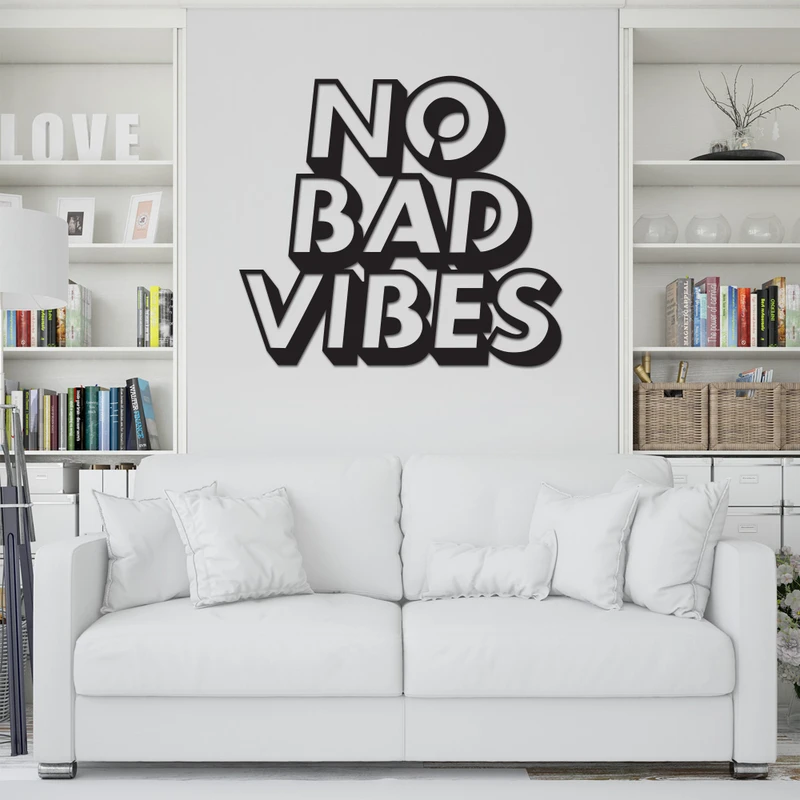 استیکر طرح no bad vibes