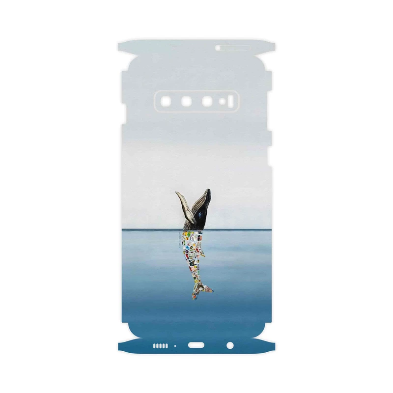 برچسب پوششی ماهوت مدل Collage of Sea Trash-FullSkin مناسب برای گوشی موبایل سامسونگ Galaxy S10