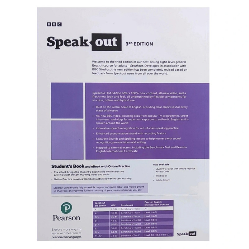 کتاب (3rd Edition) Speak Out A1 اثر Frances Eales و Steve Oakes انتشارات الوندپویان