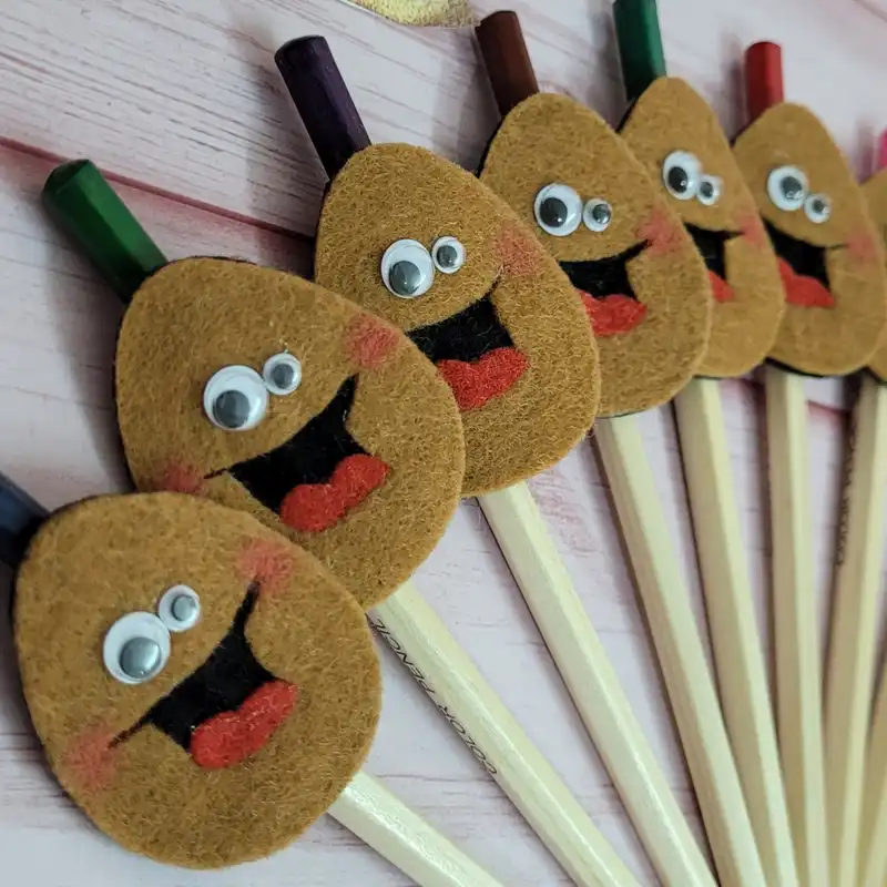 سرمدادی مدل حروف الفبا طرح بادام بسته 5 عددی