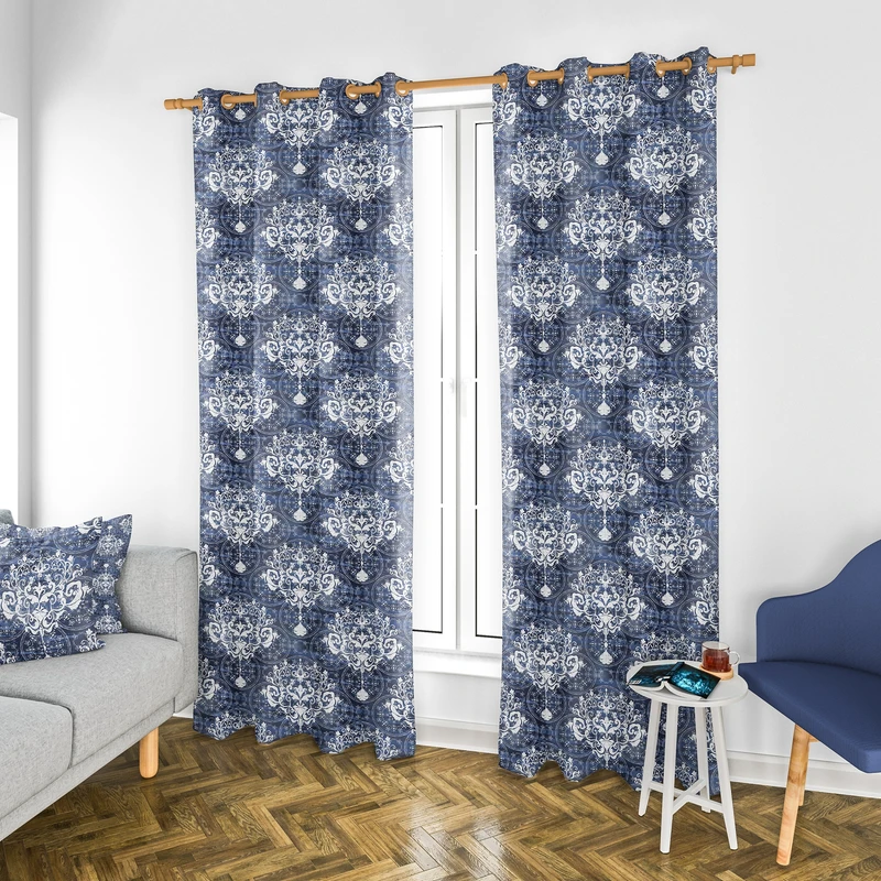 پرده مدل هازان کد 4106 سایز 140x280 سانتی متر