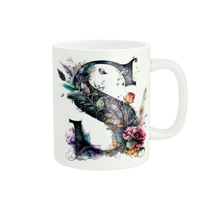 ماگ پاد آفرین طرح حرف S کد 1060