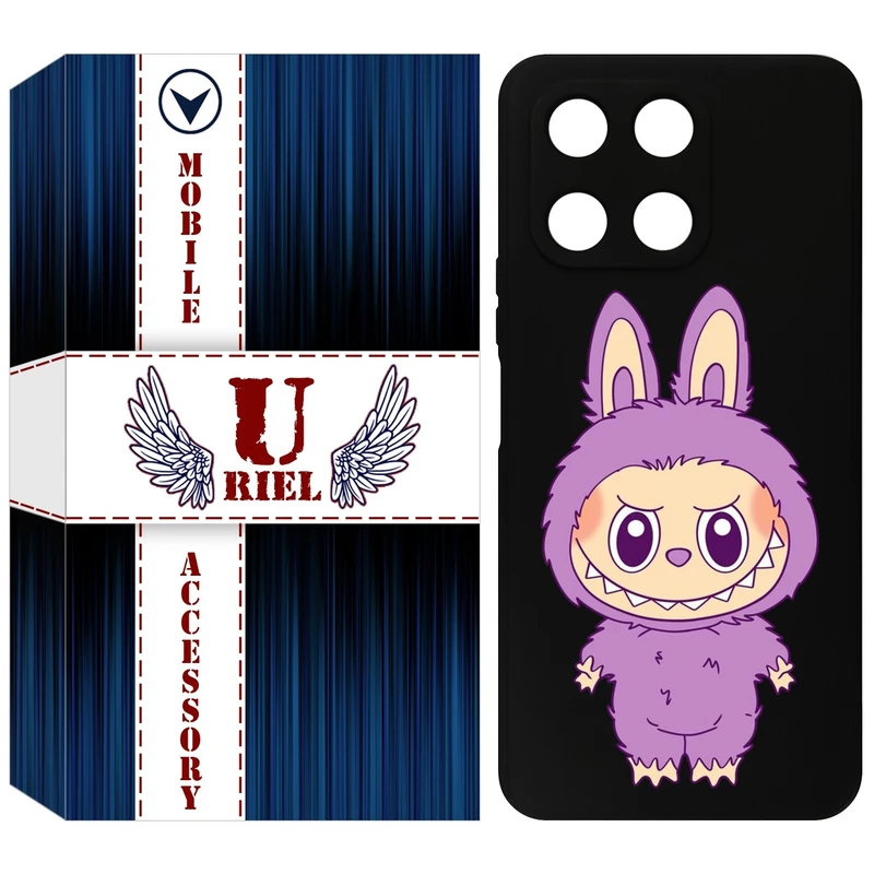 کاور یوریل قاب مدل KSH کد 150 طرح عروسک لبوبو مناسب برای گوشی موبایل آنر X6A / X6A Plus