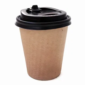 لیوان یکبار مصرف مدل دوجداره 360 cc درب دار بسته 100 عددی