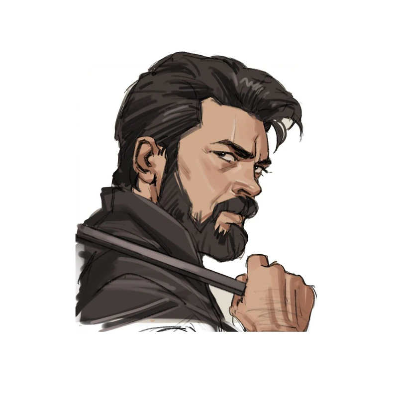 استیکر لپ تاپ و موبایل مدل سریال طرح پسران بوچر the boys billy butcher کد 2351