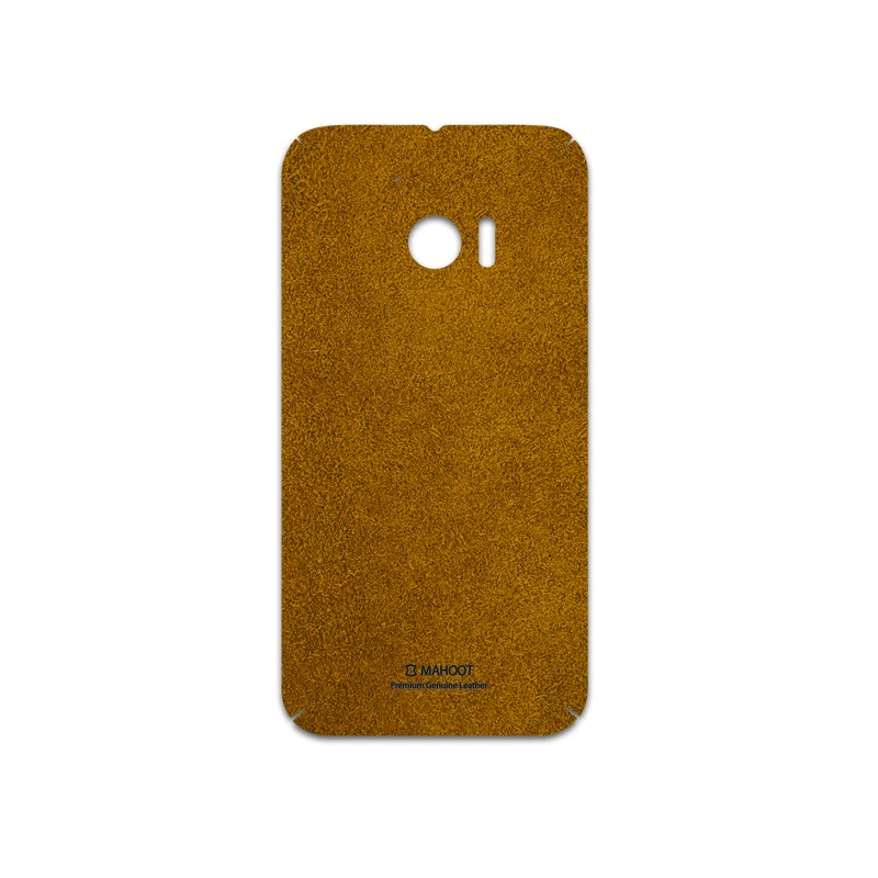 برچسب پوششی ماهوت مدل Brown-Chamois-Leather مناسب برای گوشی موبایل اچ تی سی 10