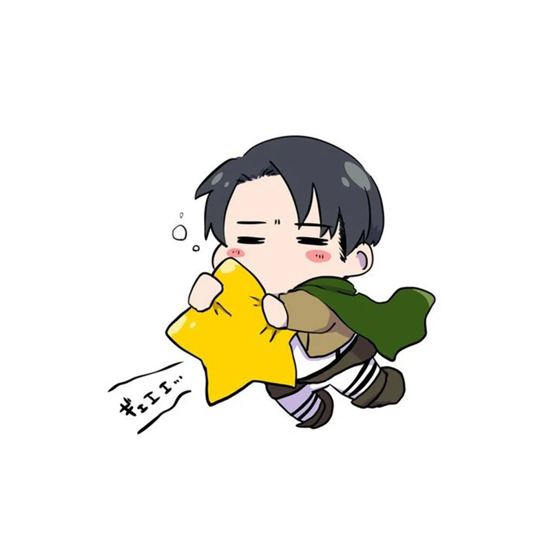 استیکر لپ تاپ و موبایل مدل انیمه طرح اتک ان تایتان لیوای آکرمن attack on titan Levi Ackermann کد 559