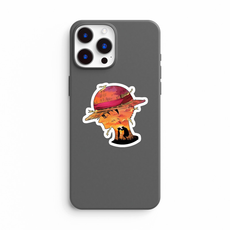 استیکر لپ تاپ و موبایل بووم طرح Luffy کد NY19