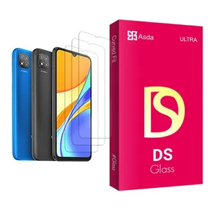 Asda DS Glass MIX003 Screen Protector For Xiaomi Redmi 9C Pack Of 3