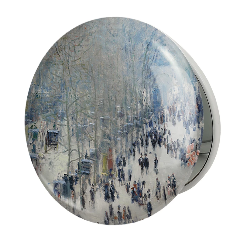 آینه جیبی خندالو طرح بلوار مون‌مارت کامی پیسارو مدل تاشو کد 36851