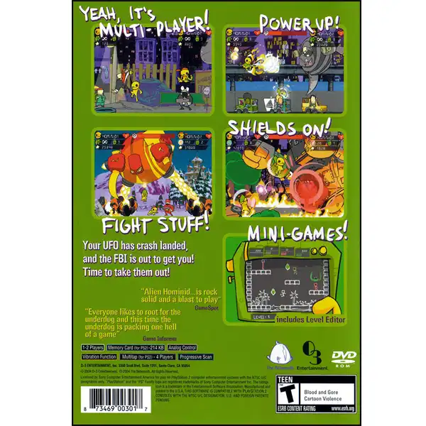 بازی Alien Hominid مخصوص PS2