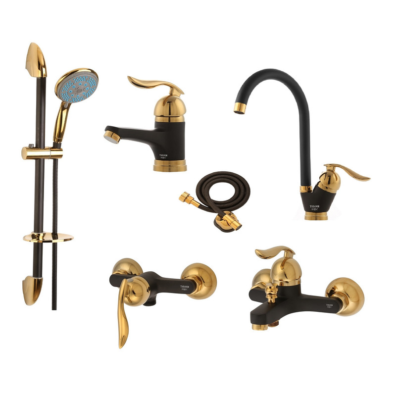 ست شیرآلات ترنم مدل تپس پلاس M-T مجموعه 6 عددی