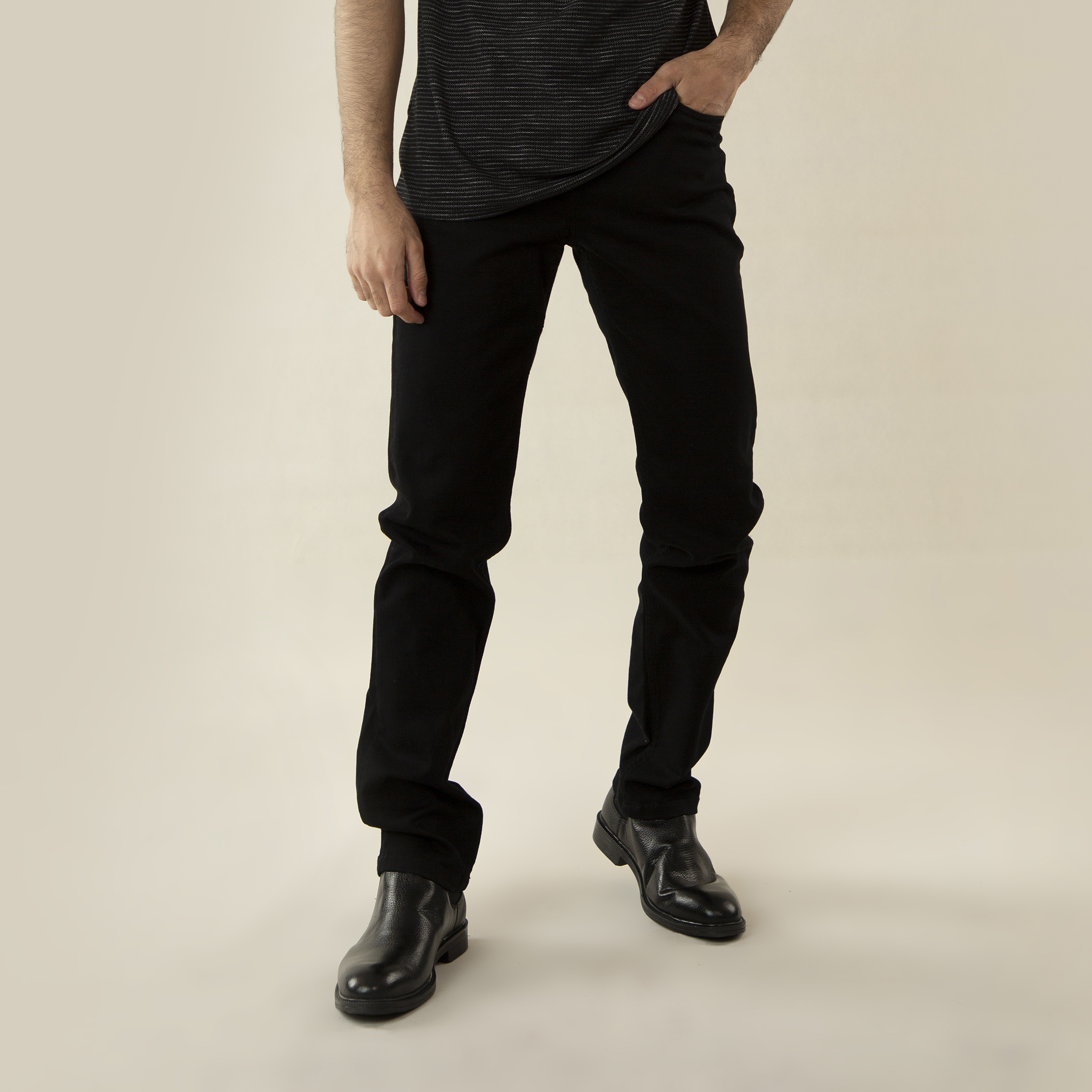 شلوار جین مردانه ال سی من مدل 01317062-BLACK