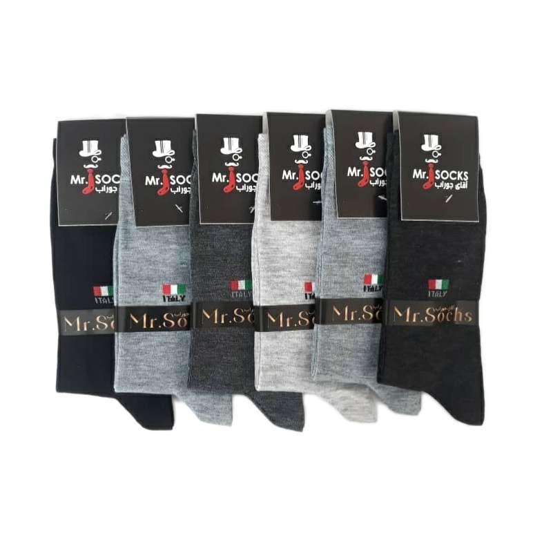 جوراب مدل ایتالیا بسته 6 عددی
