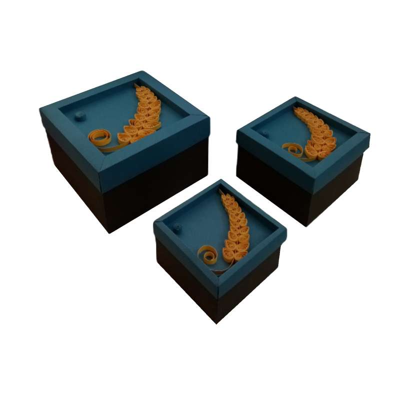 جعبه هدیه مدل سه بعدی کد 099 مجموعه 3 عددی