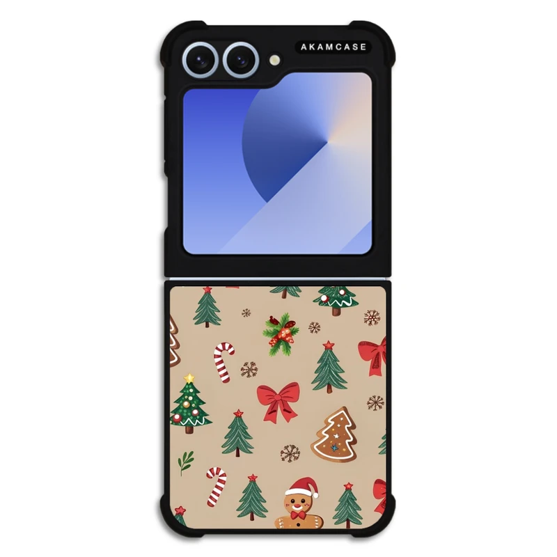کاور آکام مدل AMC-WSGZFLIP6-CHRISTMAS-22 مناسب برای گوشی موبایل سامسونگ Galaxy Z Flip 6