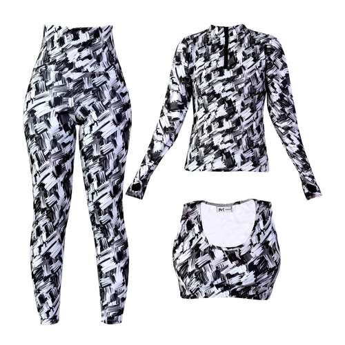 ست 3 تکه لباس ورزشی زنانه مدل 3303