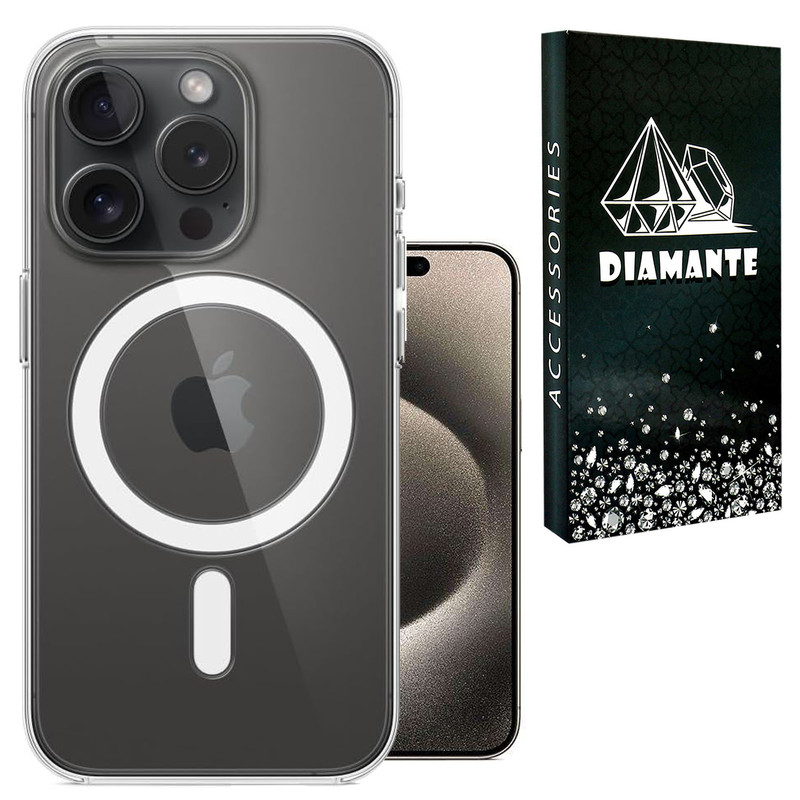 کاور دیامانته مدل Mac_safe bk مناسب برای گوشی موبایل اپل iPhone 15 Pro Max