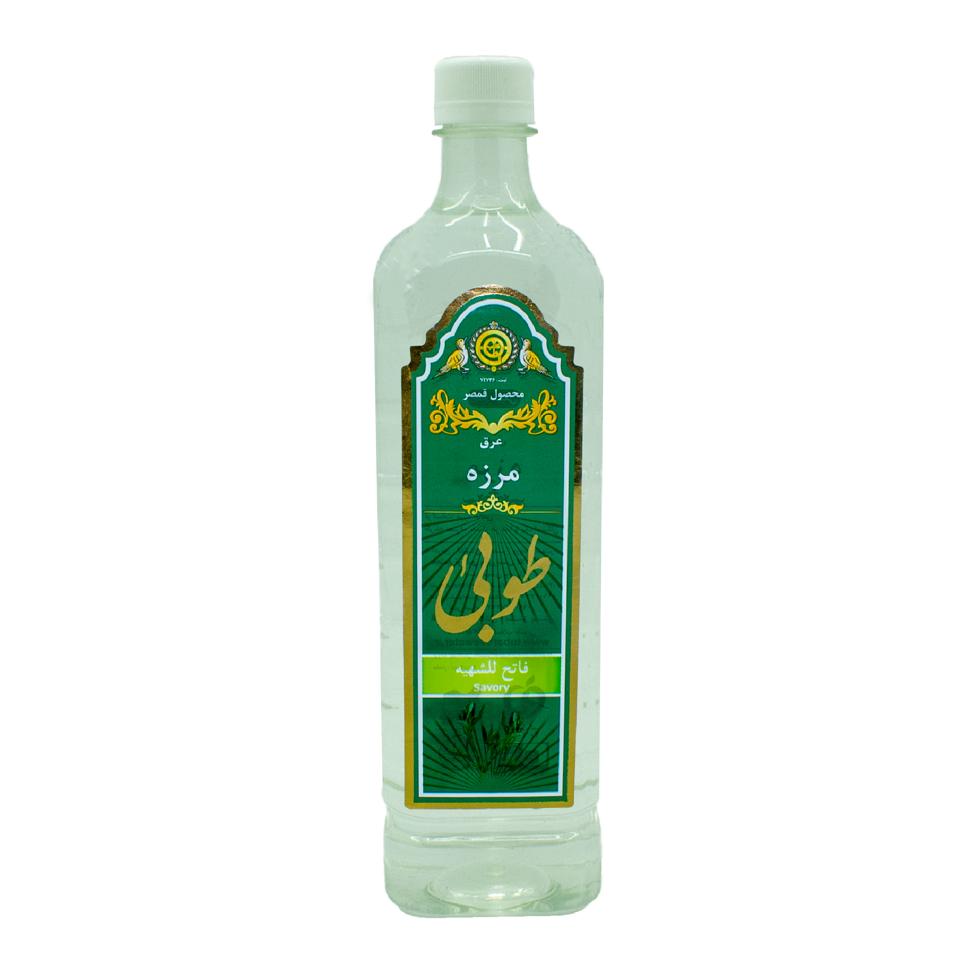 عرق مرزه گلاب طوبی - 1 لیتر بسته 9 عددی
