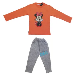 ست تی شرت و شلوار دخترانه کد 621