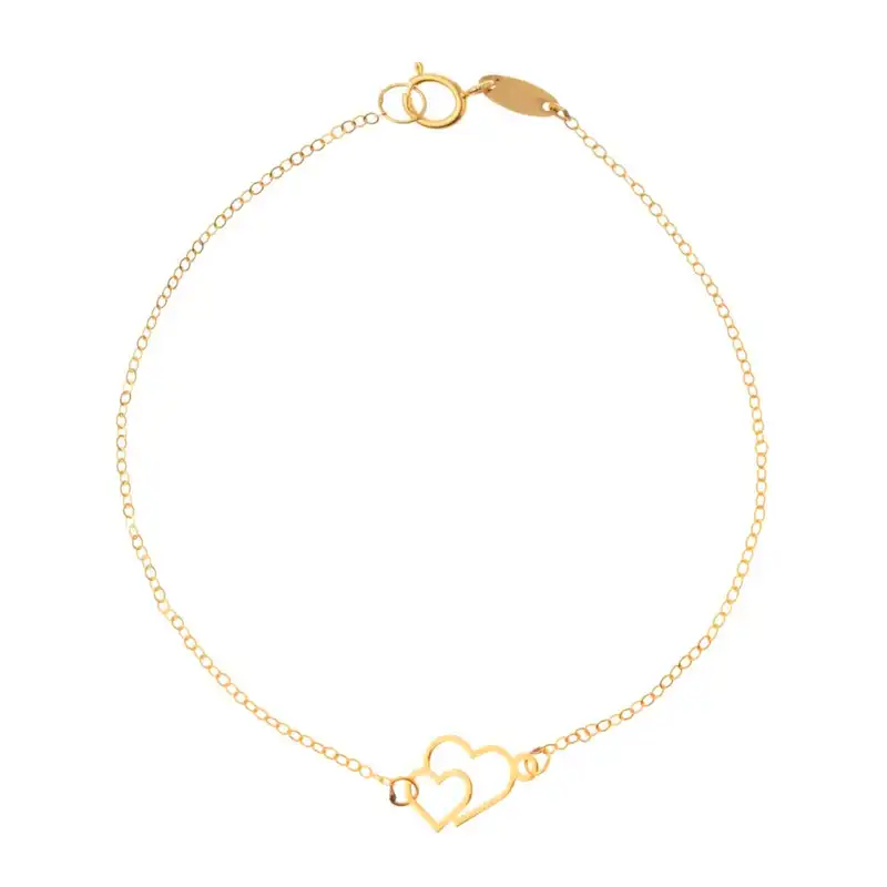 دستبند طلا 18 عیار زنانه الن نار مدل ELMB0957