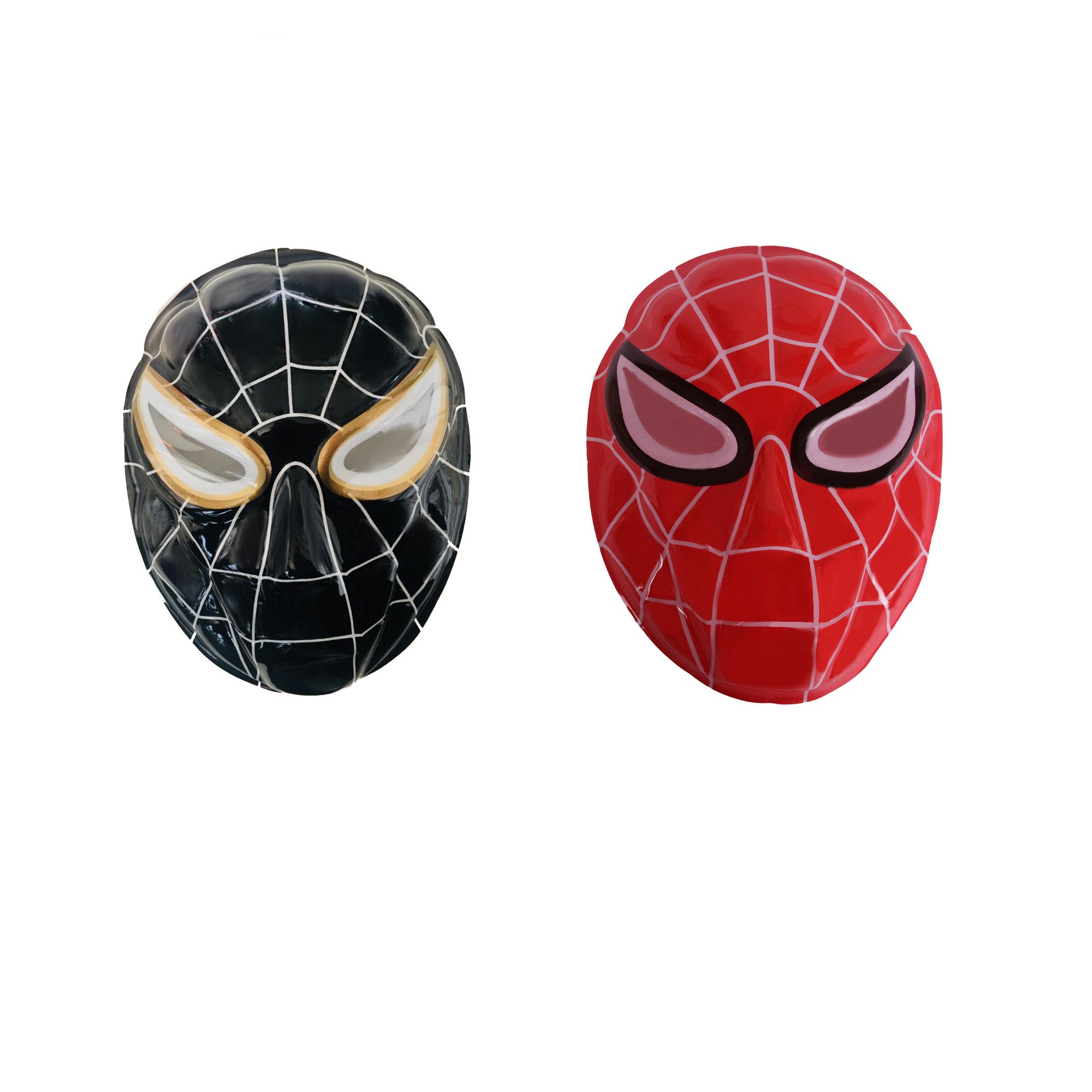 نقد و بررسی ماسک طرح مرد عنکبوتی مدل Spiderman-Black Red بسته 2 عددی توسط خریداران