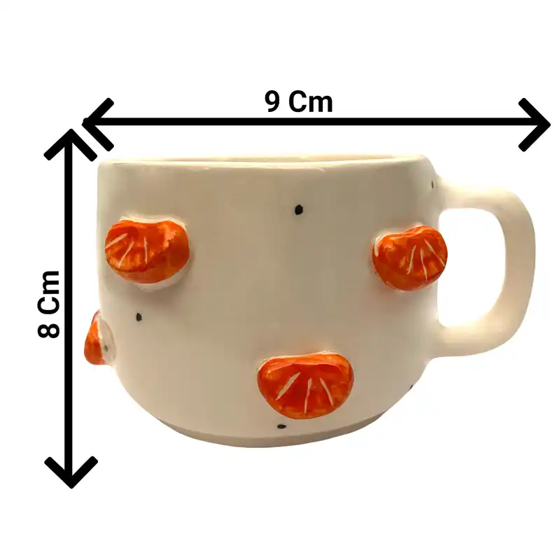 ماگ سرامیکی مدل نارنگی کد 26