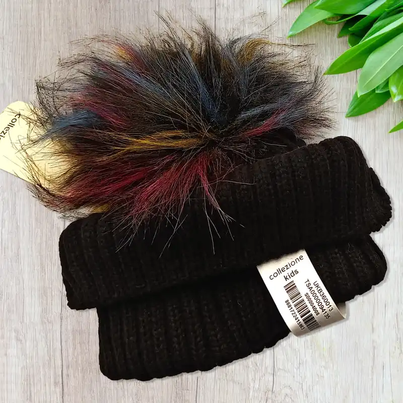 کلاه بافتنی بچگانه کولزیون مدل اسپرت کد 617